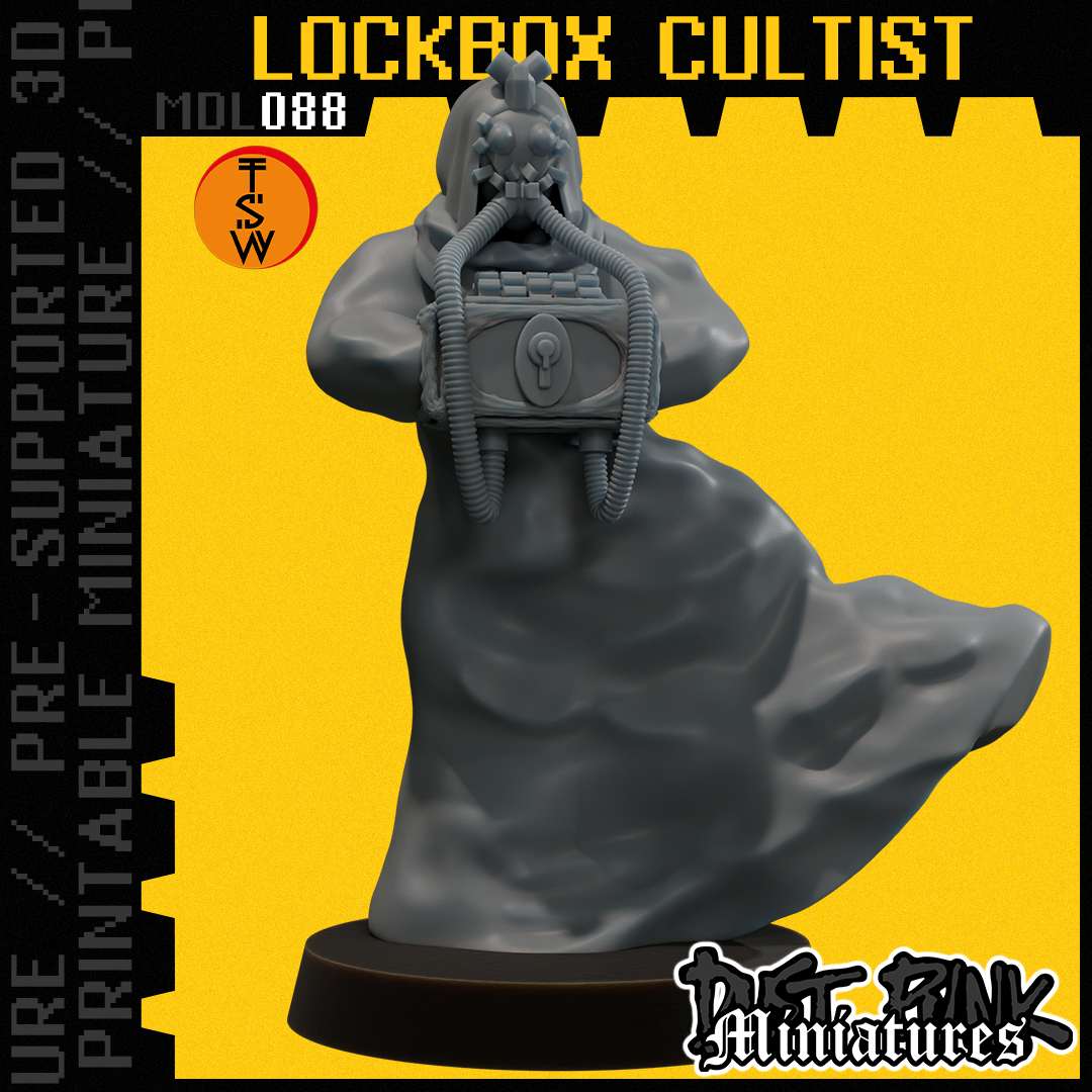 MDL088 LOCKBOX CULTIST [PRE-SUPPORTED]